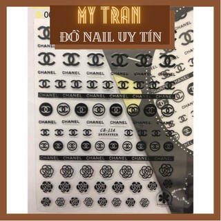 stick dán móng tay, sticker dán trực tiếp lên móng