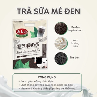 Trà sữa mè đen - Black sesame Greenmax Đài Loan