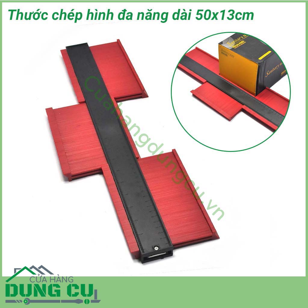 Thước sao chép hình dạng đa năng 25cm-50cm