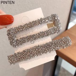 Bộ Hai Mảnh Lấp Lánh Thời Gian Retro Kẹp Tóc Top Kẹp Sang Trọng Kẹp Mũ Đội Đầu Hàn Quốc Ngọt Ngào Đơn Giản Cô Gái Nổ Bên Kẹp