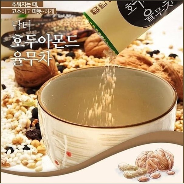 BỘT NGŨ CỐC DINH DƯỠNG WALNUTS, ALMONDS, JOB’S TEARS TEA (bột ngũ cốc Damtuh HQ)