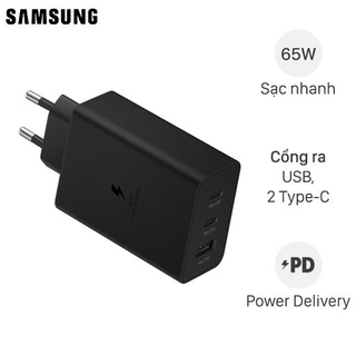 Củ sạc nhanh 65w samsung ep-t6530n 3 cổng