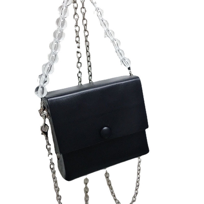 Túi Xách Đeo Chéo Đính Ngọc Trai Hình Vuông GYLXB253