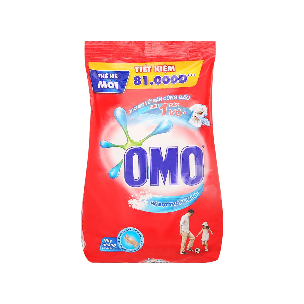 Bột giặt OMO hệ bọt thông minh 4.5kg