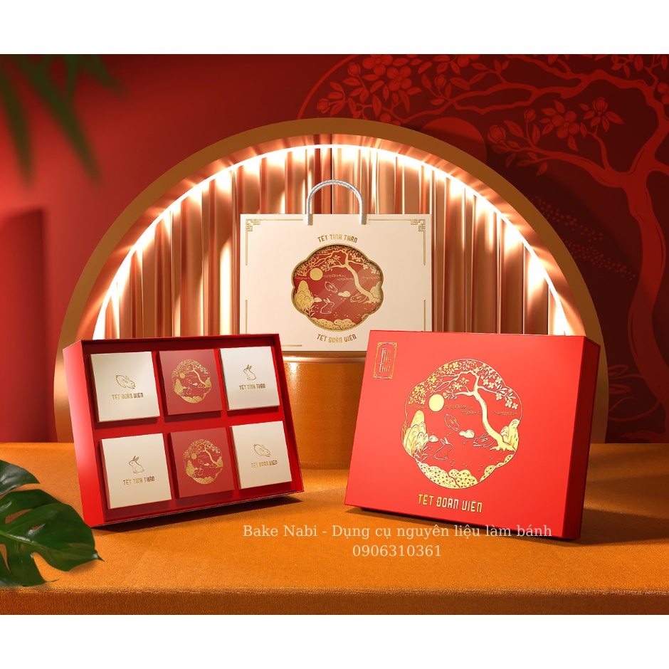 THỎ NGỌC 6 BÁNH - HỘP BÁNH TRUNG THU