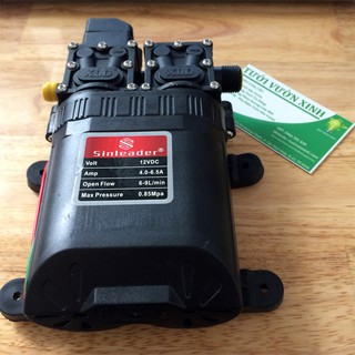 Máy bơm áp lực mini 12v đôi Sinleader [TẶNG KÈM DÂY LỌC, ĐẦU RA]