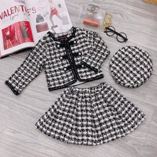 Váy dạ kèm áo khoác cho bé