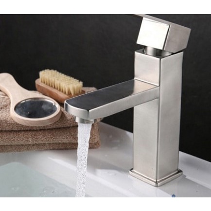 Vòi lavabo bằng đồng , vòi rửa mặt nóng lạnh bằng đồng tặng kèm bộ phụ kiện lắp đặt (BH 1 đổi 1 trong 24 tháng)