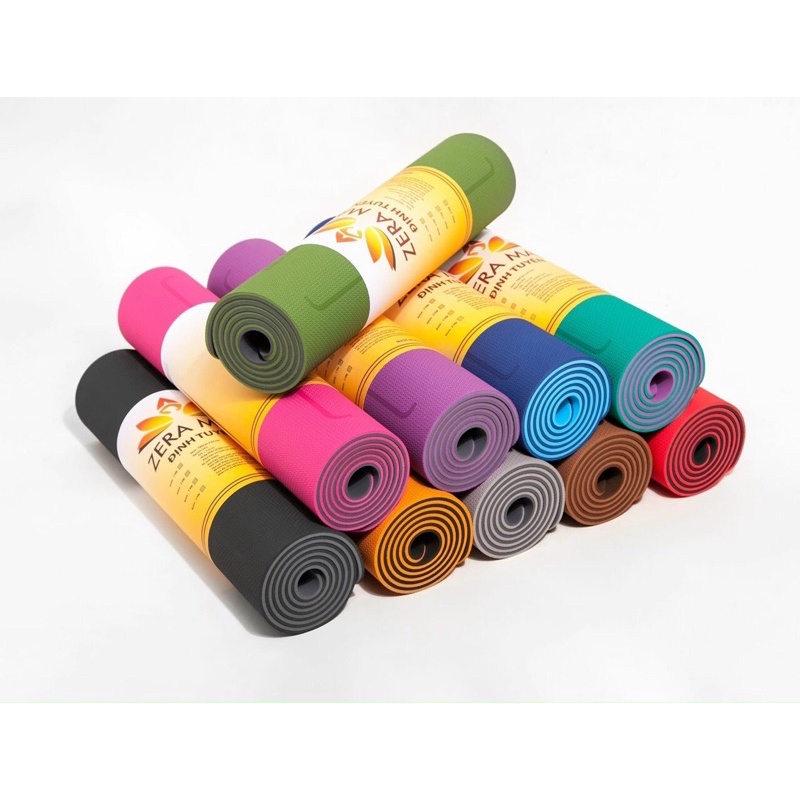 THẢM YOGA ZERA MAT 6MM 2 LỚP CAO CẤP