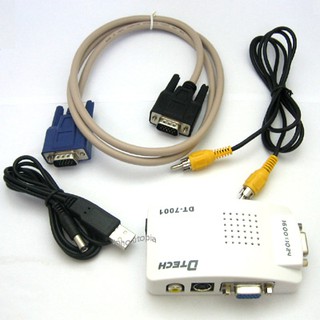CHUYỂN VGA SANG AV DTECH 7001