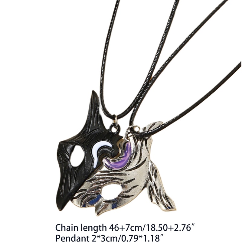 Set 2 Vòng cổ Mặt Hình Máy Chơi Game Cổ Điển Màu Trắng Đen Dành Cho Cặp Đôi