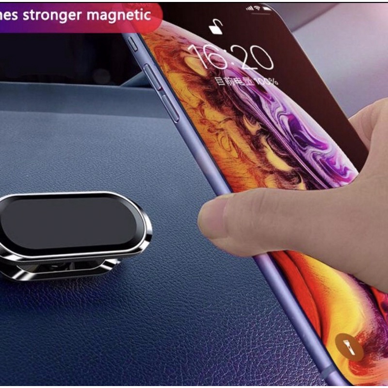 Đế hít, cục hit điện thoại ô tô xe hơi xoay 360°Giá đỡ từ tính nam châm FLOVEME kim loại cao cấp + đã kèm miếng dán)