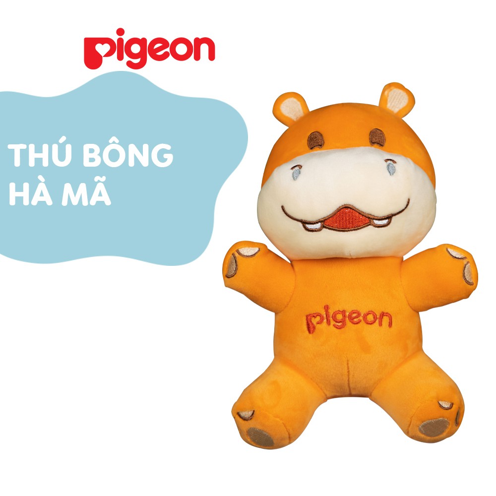 [QUÀ TẶNG KHÔNG BÁN] Gấu bông ngộ  nghĩnh cho bé Pigeon (Vịt vàng & Hà mã)