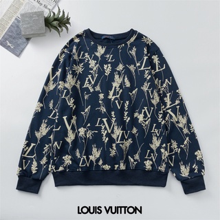 Lv áo nỉ dài tay cổ tròn thời trang cho cặp đôi
