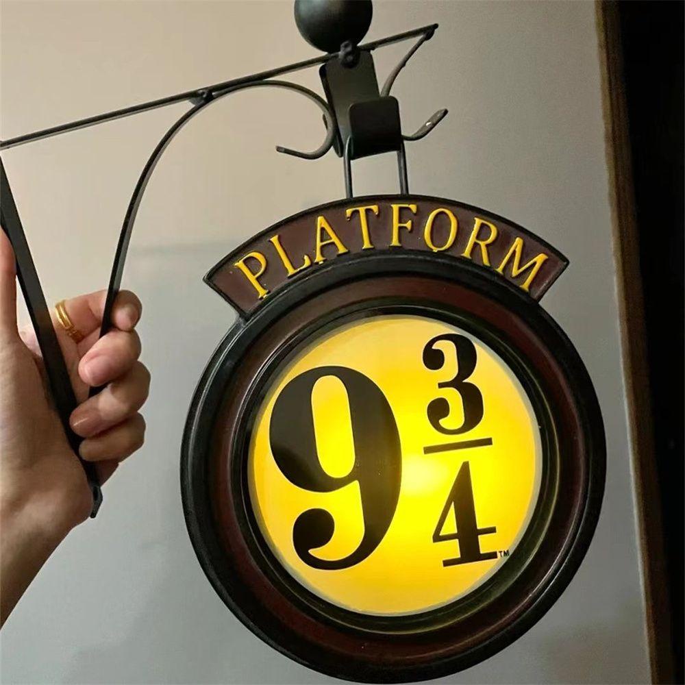 Đèn Ngủ Màu Đen Ấm Áp Gắn Tường Trang Trí Phong Cách Harry Potter