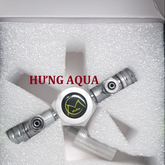 Van chia Co2, van Mufan chia 2, chia 3 có điều chỉnh khí CO2 cho hồ thủy sinh chính hãng