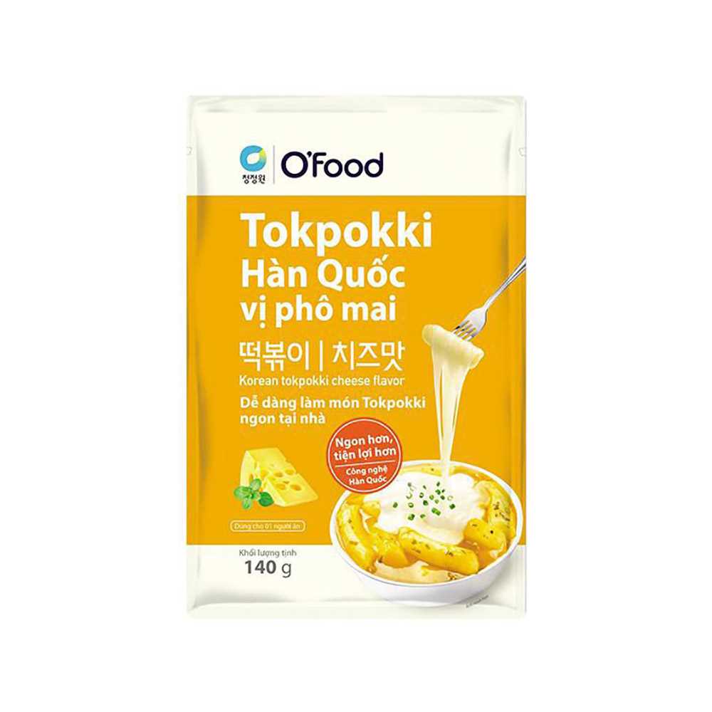 Tokpokki Hàn Quốc vị phô mai O’Food 140g
