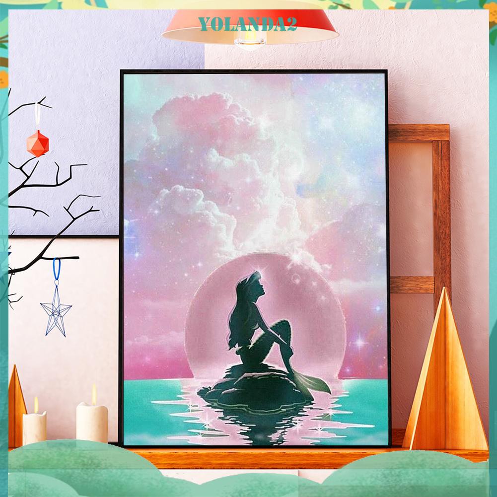 Bộ Tranh Đính Trang Trí Hình Đám Mây 5d Diy