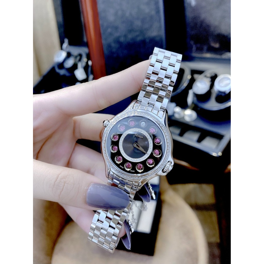 Đồng Hồ Nữ Fendi Crazy Carats FOR245Z42F0HEQ Diamond Size 38mm