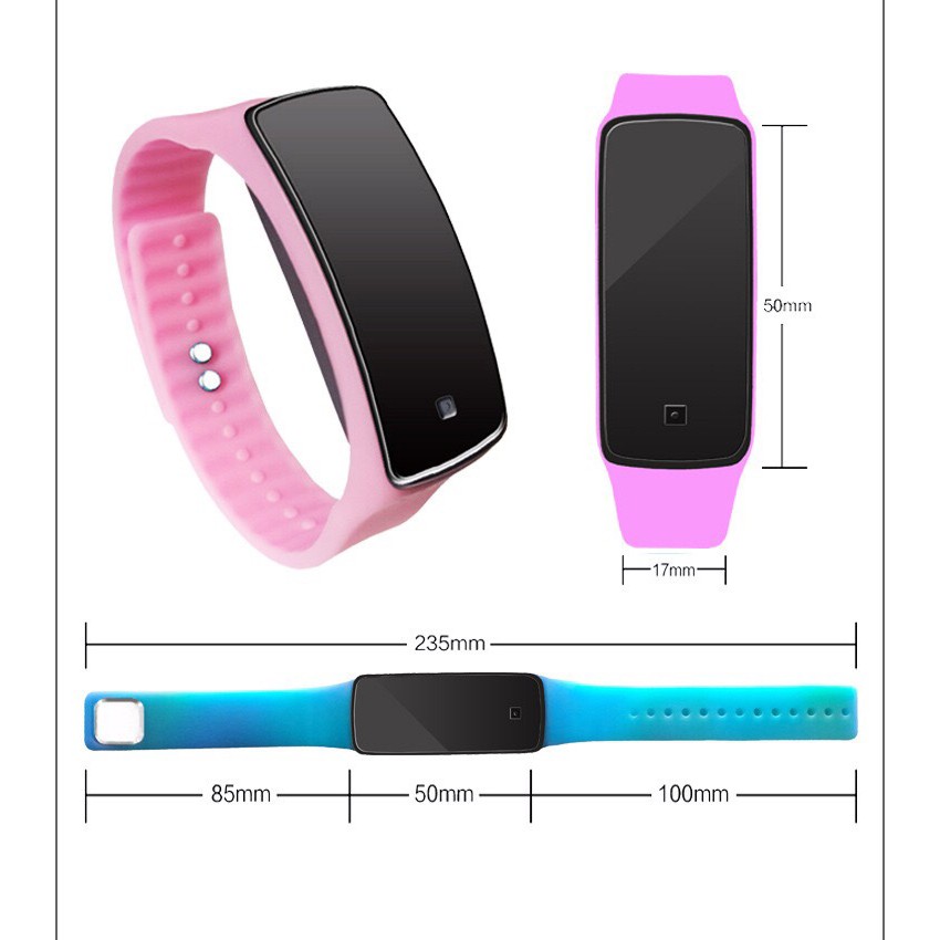 Đồng Hồ LED nam nữ Unisex Dây Silicone GEX thời trang trẻ trung sành điệu | BigBuy360 - bigbuy360.vn