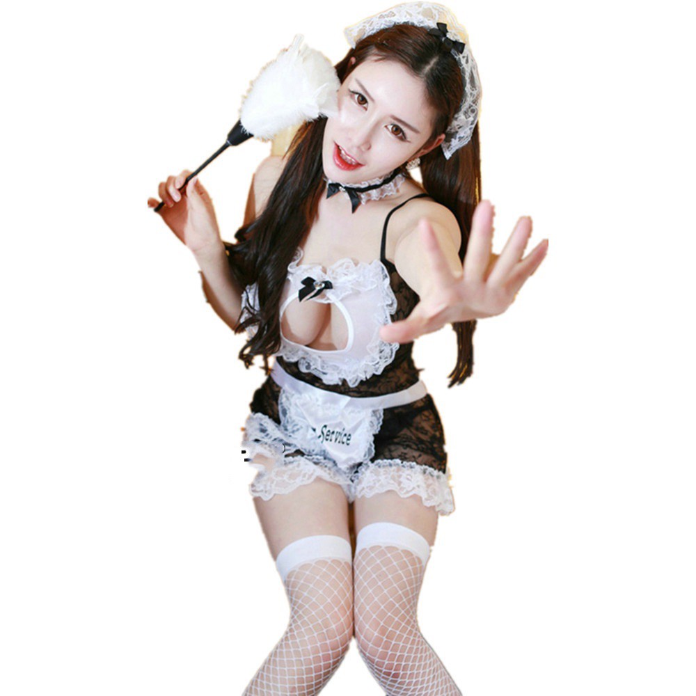 Bộ Cosplay Phục Vụ Phòng Khoét Ngực Gợi Cảm cxka007 | BigBuy360 - bigbuy360.vn