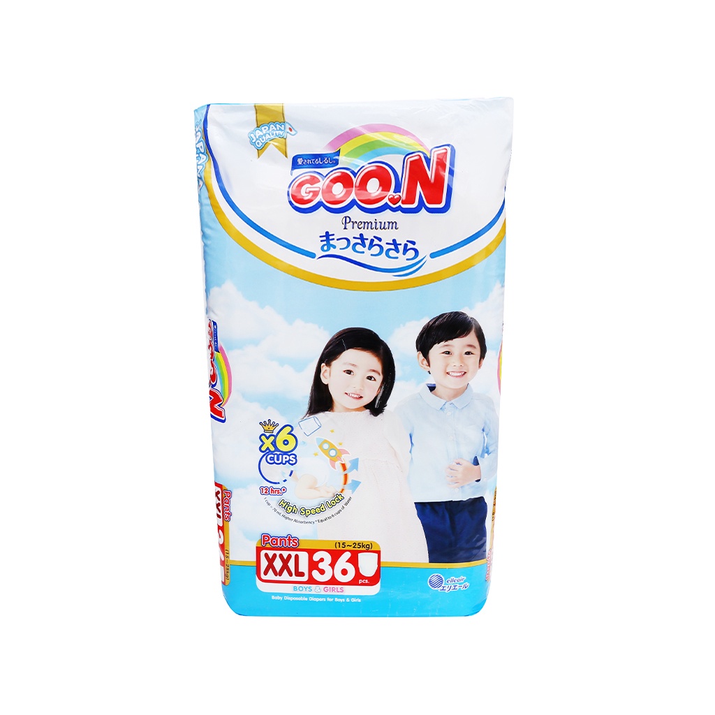 Tã quần Goo.N Premium size XXL 36 miếng (cho bé 15-25kg)