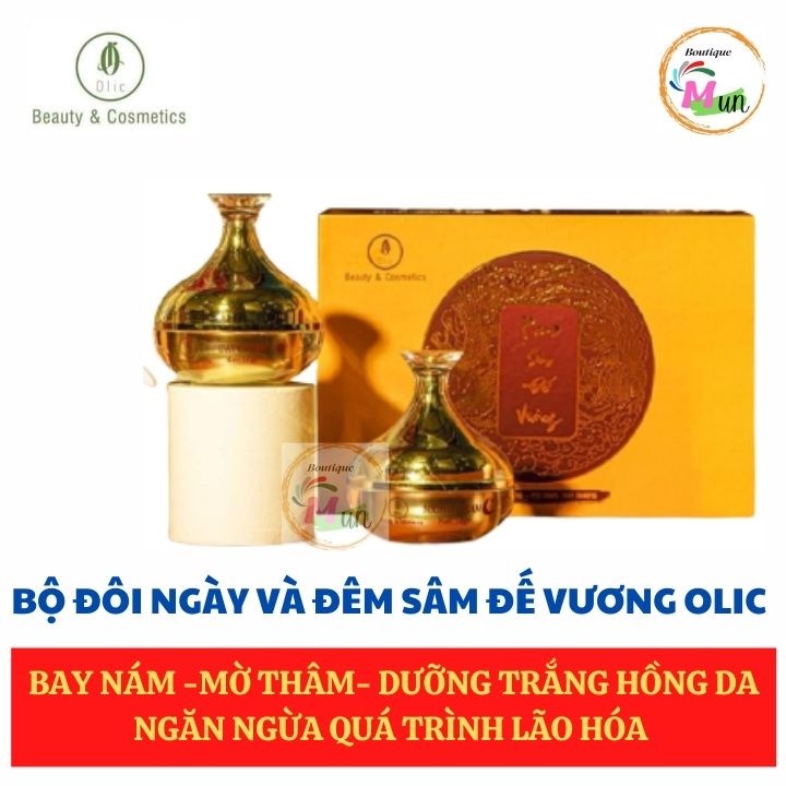 Bộ kem Nám ngày và đêm Sâm Đế Vương Olic chính hãng