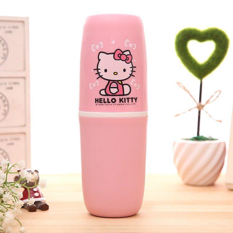 Bình nước giữ nhiệt họa tiết hoạt hình dễ thương nắp đậy kín đáo thiết kế nhỏ gọn chất liệu inox cao cấp