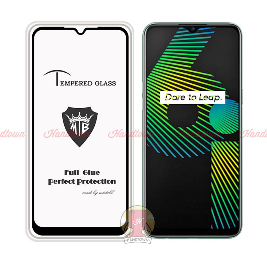 Kính Cường Lực 9H Meitubl Cho Realme 6 / 6i / 6 Pro Full Màn Hình Full Keo Thế Hệ Mới