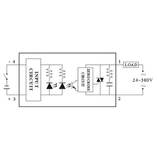 Relay bán dẫn SSR-40DA SSR40DA 40A