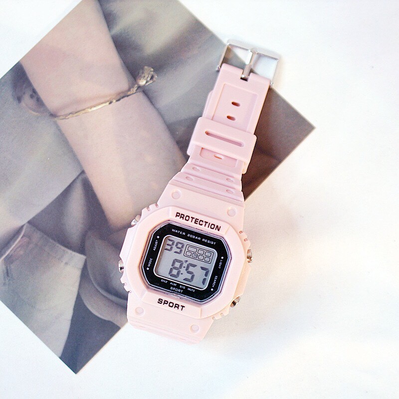 Đồng Hồ Nam Nữ PROTECTION SPORT Mặt Vuông Thể Thao Cực Hot | BigBuy360 - bigbuy360.vn