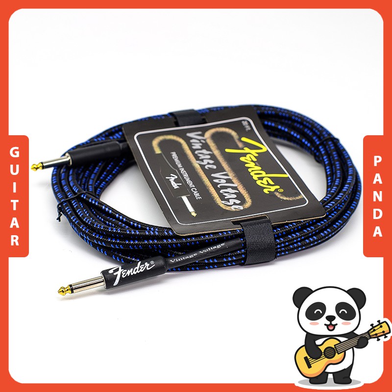 Dây Line Jack Âm Thanh Cắm Đàn Guitar Ra Loa 6 Ly Fender Dài 3m 6m | Guitar Panda