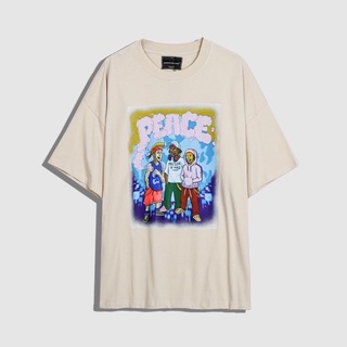 Áo thun Peace màu be