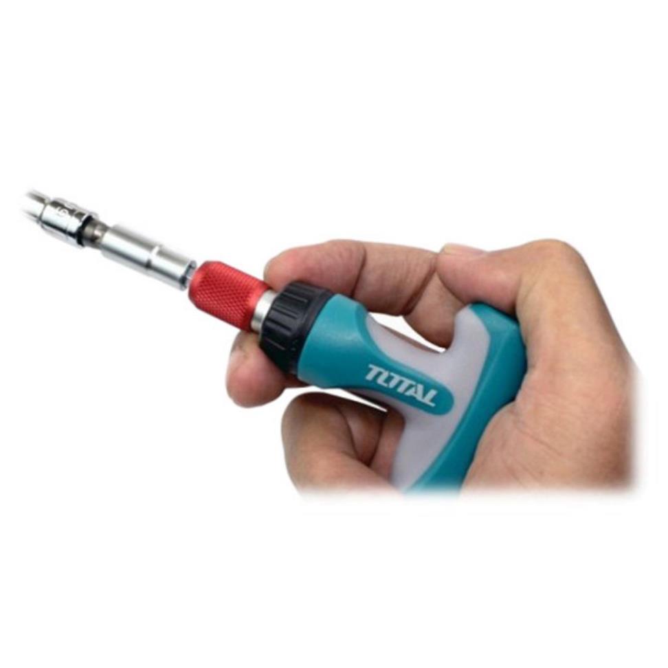 BỘ TUA VÍT 24 CHI TIẾT TỰ ĐỘNG TOTAL TACSD30186  tua vít dụng cụ sửa chưa đa năng