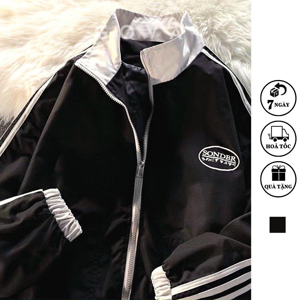 Áo Khoác Dù SONDBR Lớp Form Rộng Nam Nữ Unisex, Áo Gió Bomber Bóng Chày Chống Nắng Ulzzang GOVA