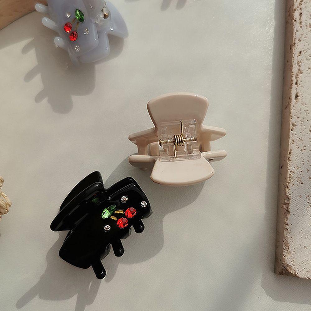 Kẹp Tóc Hình Quả Cherry Phong Cách Vintage Hàn Quốc|Kẹp Tóc Thiết Kế Đơn Giản Thời Trang Cho Nữ