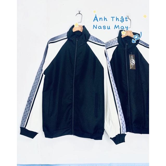 [XẢ KHO HÀNG LỖI] Áo Khoác Gió Bomber Jacket Dù Nam Nữ Sọc Tay Phản Quang Siêu Chất