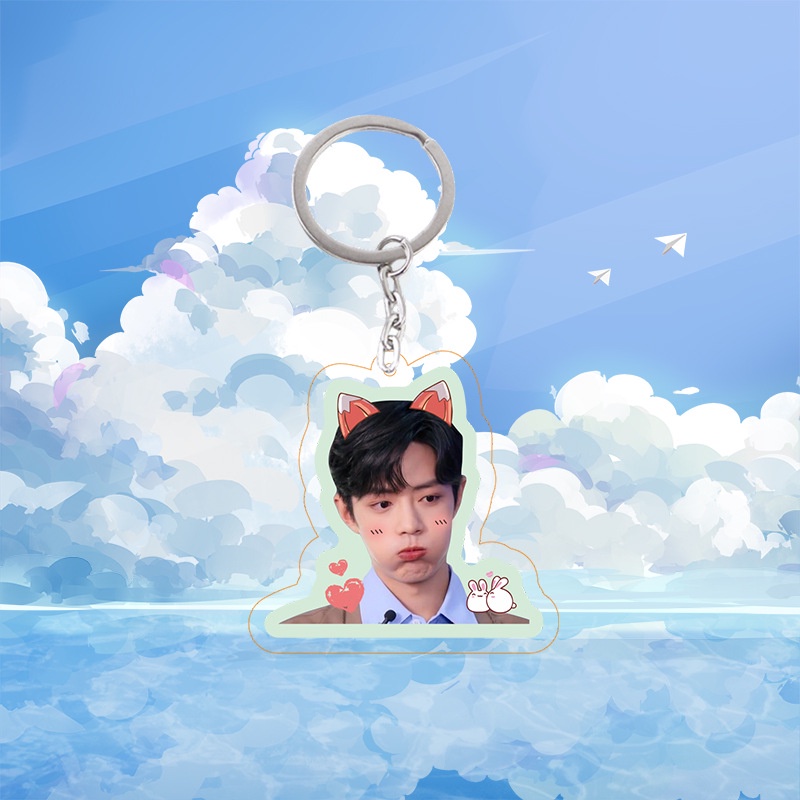 Móc Khóa Hình Nhân Vật Hoạt Hình Xiao Zhan Wang Yi Bo