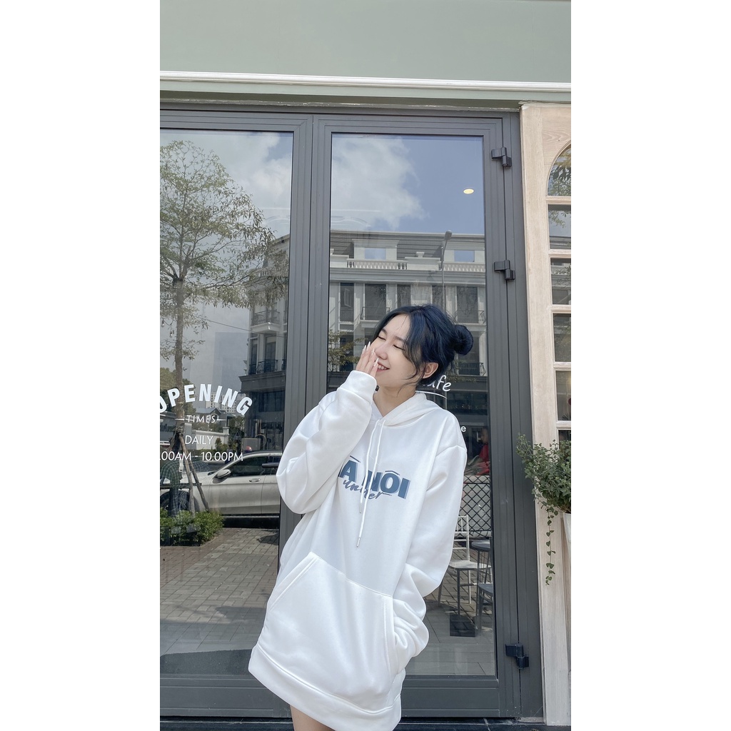 Áo hoodie nỉ UNDER hà nội áo sweater nam nữ unisex form rộng chất nỉ bông cao cấp không xù