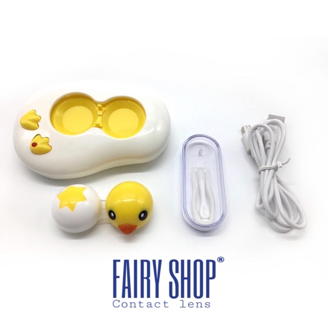 Máy rửa lens Ducky - Máy vệ sinh tự động Kính Áp Tròng FAIRY SHOP CONTACT LENS