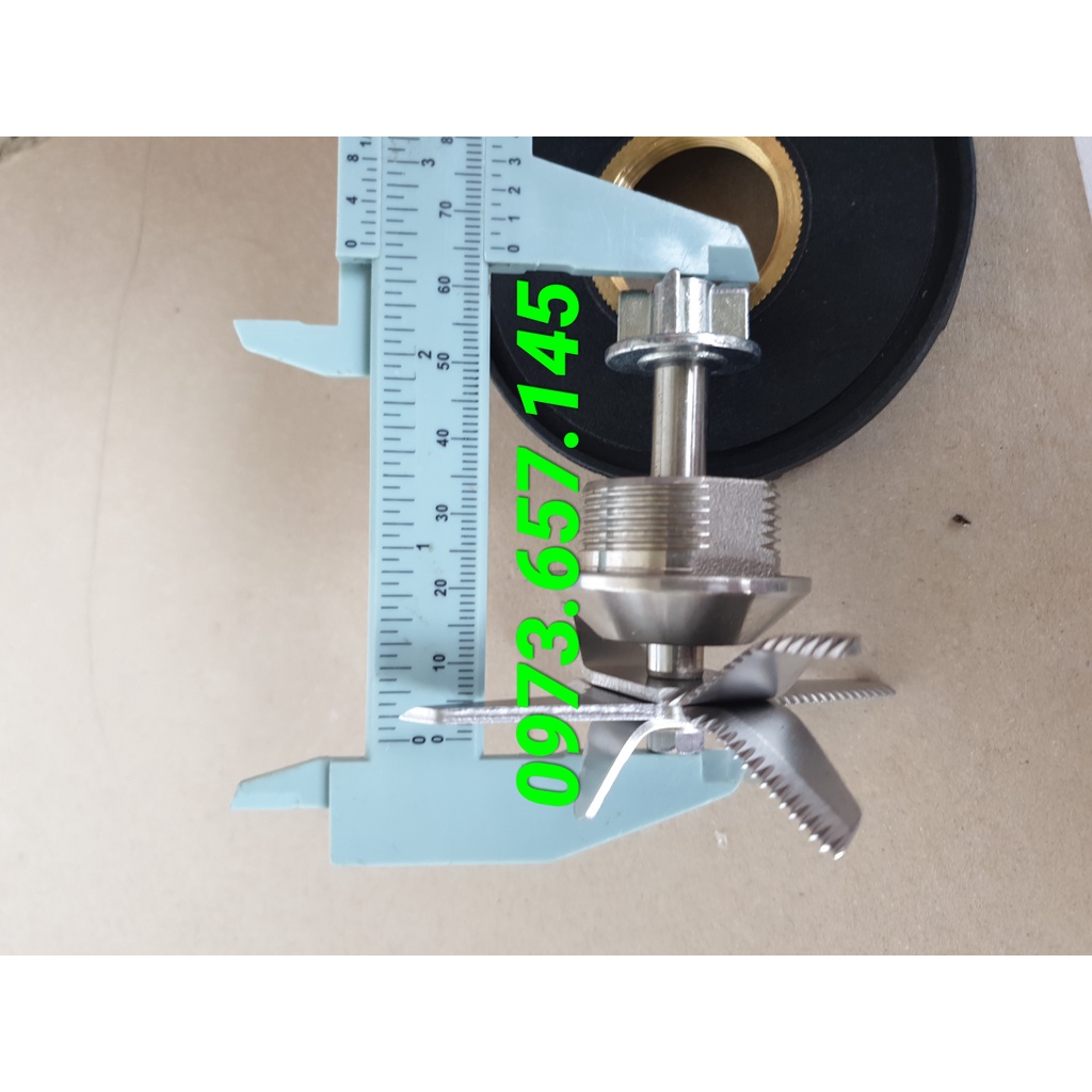 Lưỡi dao xay Máy làm sữa hạt RANBEM 735H , 735i kèm gioăng - phụ kiện chính hãng