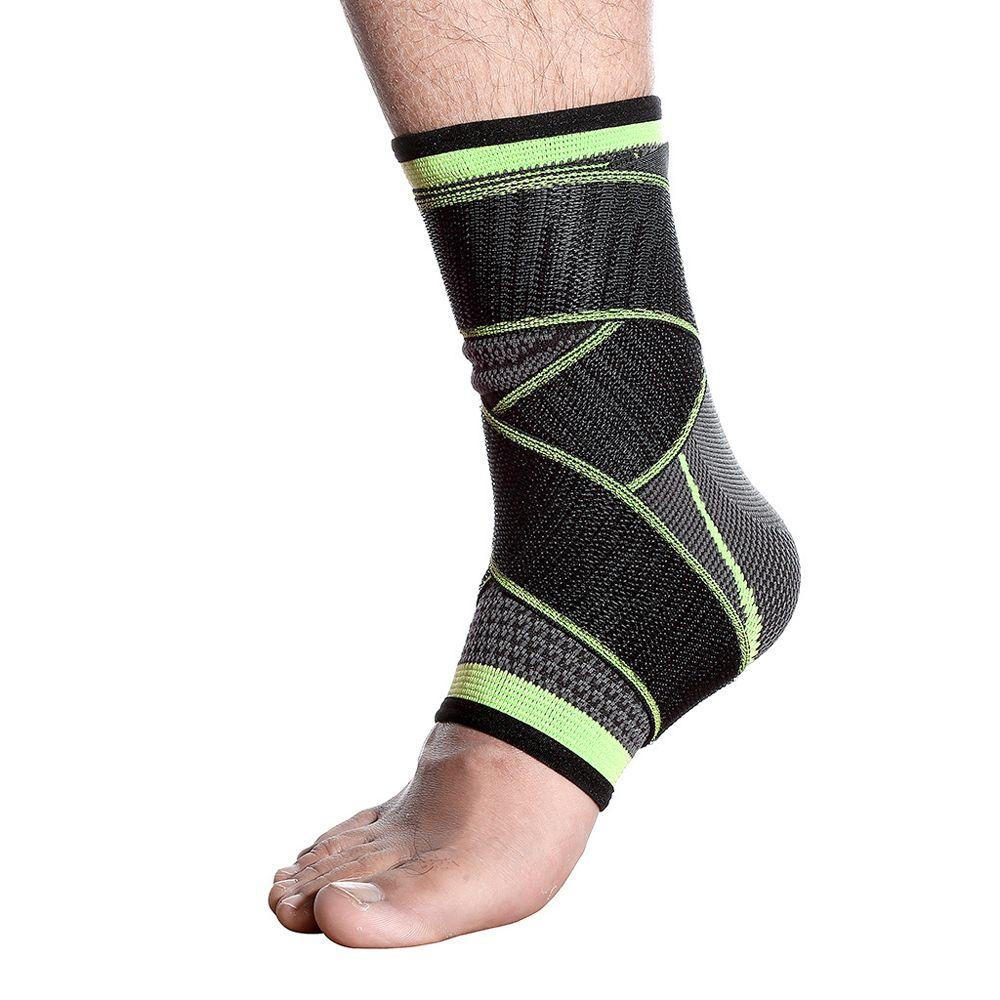 Băng Quấn Bảo Vệ Cổ Chân Bằng Nylon Dệt 3D Co Giãn Hỗ Trợ Chạy Xe Đạp Thể Thao