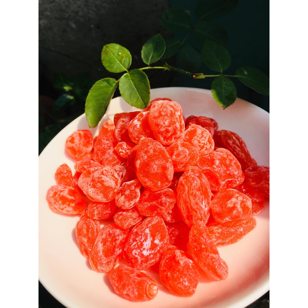 500g xí muội đào không hạt ngọt nhẹ không gắt cổ