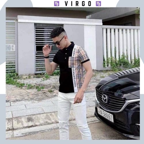 Áo THUN POLO NAM túi kẻ Burberry thời trang nam mùa hè 2022