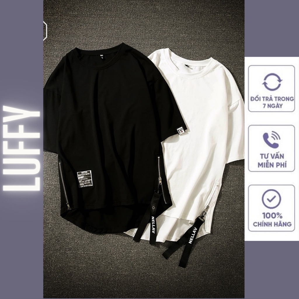 Áo Thun Unisex nam nữ from rộng Có Khóa Kéo Thời Trang Hot 2022