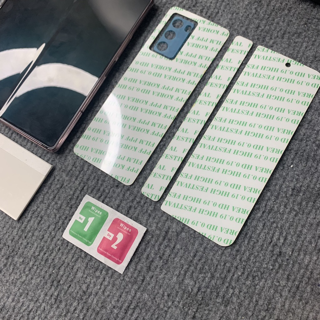 Dán màn hình samsung galaxy fold 1, fold 2, fold 3 PPF DTS USA chống trầy phục hồi vết xước, bảo vệ máy cực tốt