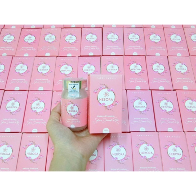 Viên uống thơm cơ thể Hebora Japan 60 viên