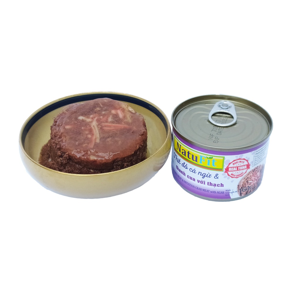 Pate NATUFIT Giá Rẻ Bình Dân Cho Thú Cưng Dùng Cho Chó Và Mèo  Lon 160gr