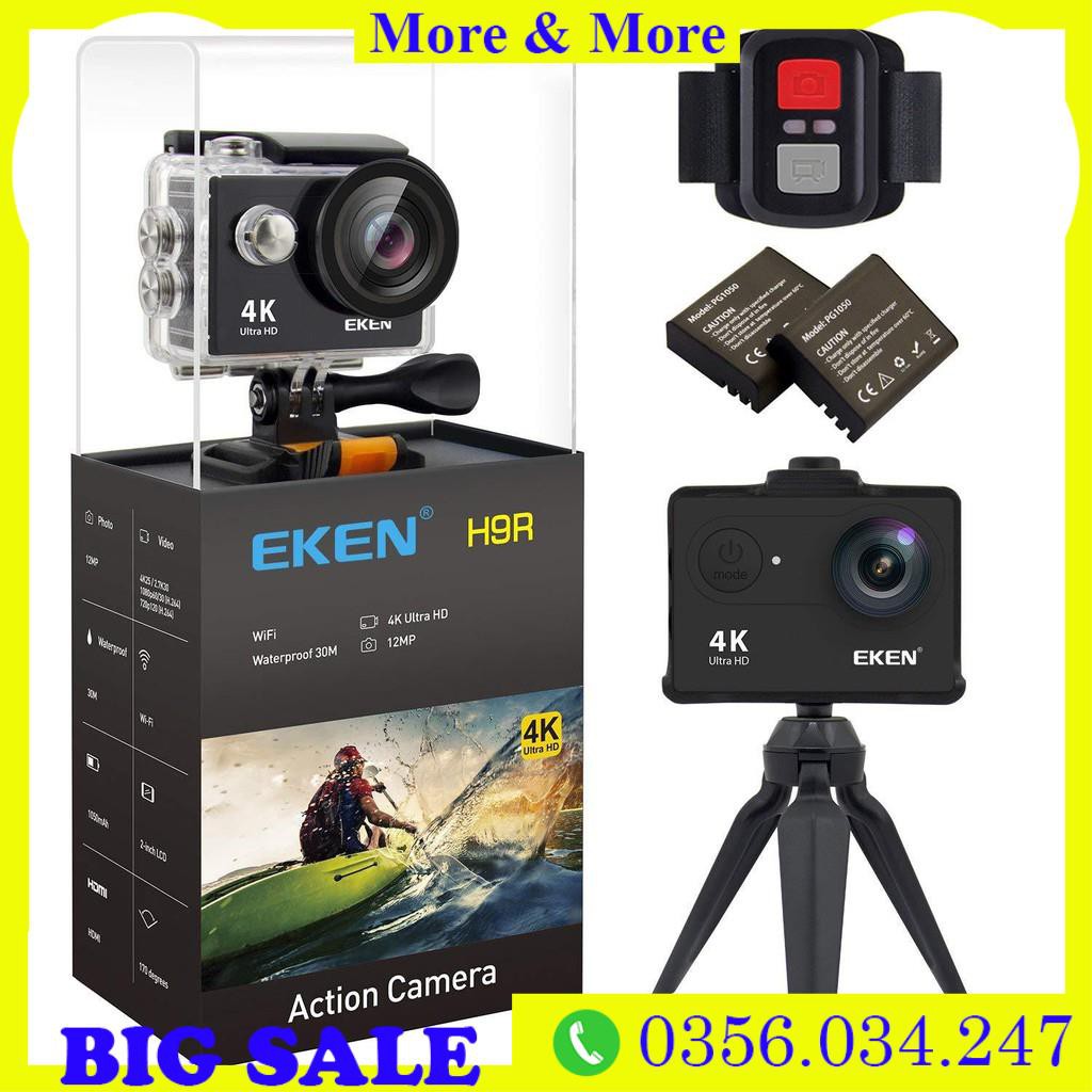 ⭐Camera hành trình Eken Ultra HD Wifi quay video 4K tặng đầy đủ bộ phụ kiện sports lắp đặt trên cả ô tô xe máy b