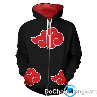 Áo Khoác 3D Akatsuki - Naruto NA02005